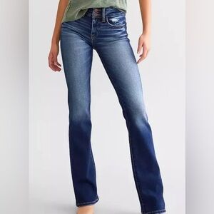 BKE Stella Mid-Rise Tailored Boot Stretch Jean Women’s Size 29x35 1/2 (7/8 Long)